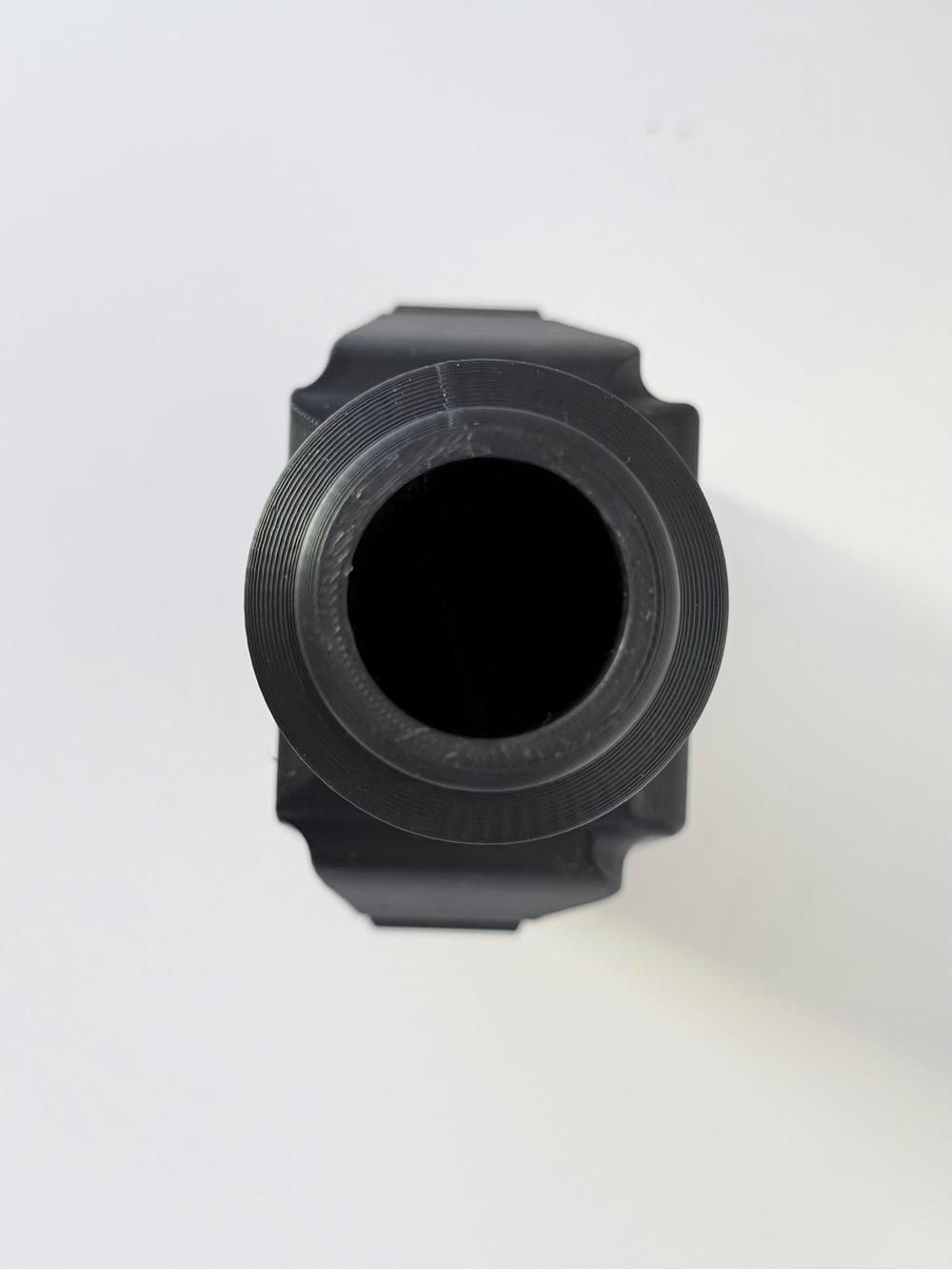 LEGO Style Minimalist Black Vase 3D Printed Figure Planter Home Decor - Picture 4 of 10